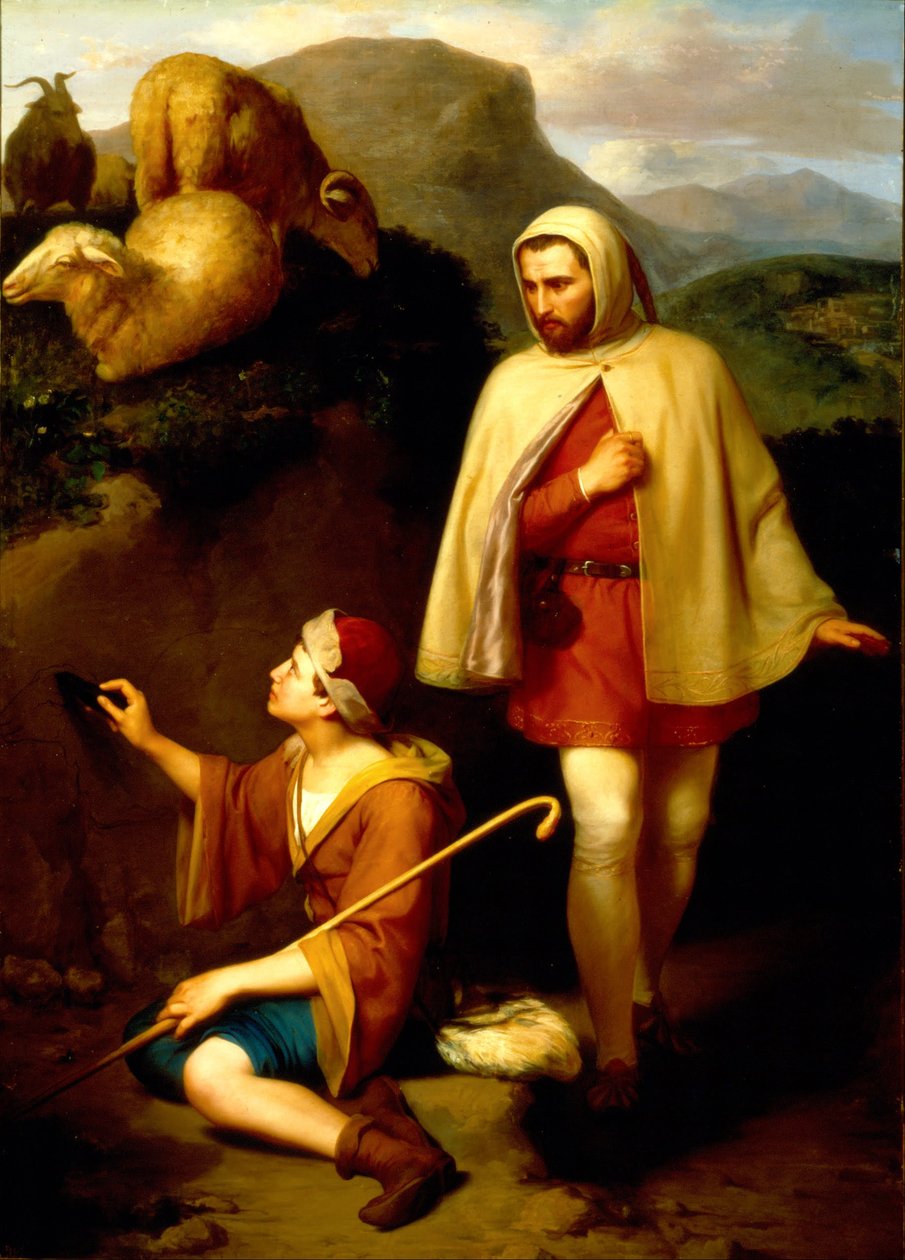 Giotto y Cimabue od José María Obregón