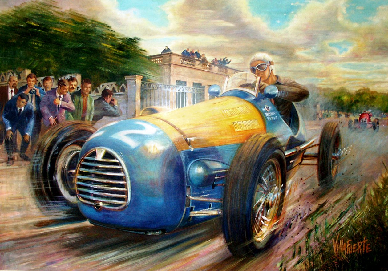 Juan Manuel Fangio mistrovství světa formule 1 od Jose Maria Villafuerte