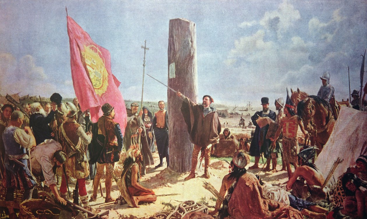 Založení Buenos Aires od Jose Moreno Carbonero