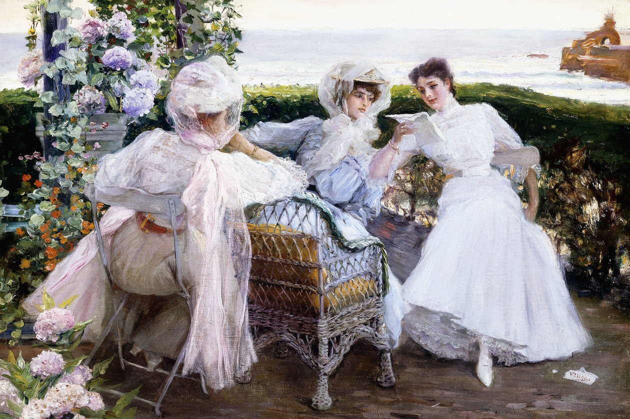 The Letter, cca 1903-1910 (olej na plátně) od Jose Villegas Cordero