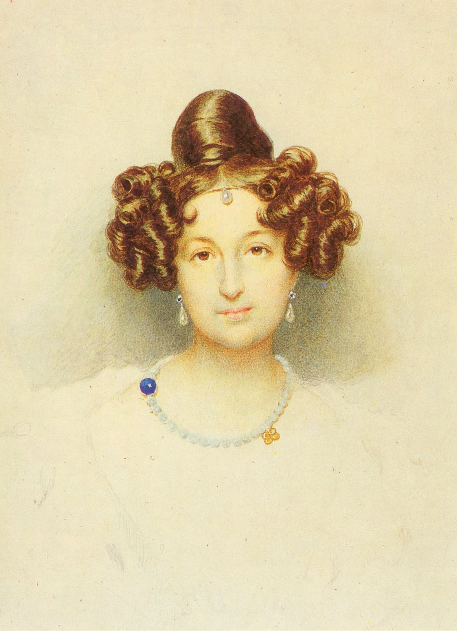 Portrét hraběnky Elisawety Woronzowy (1792-1880) od Josef Eduard Teltscher