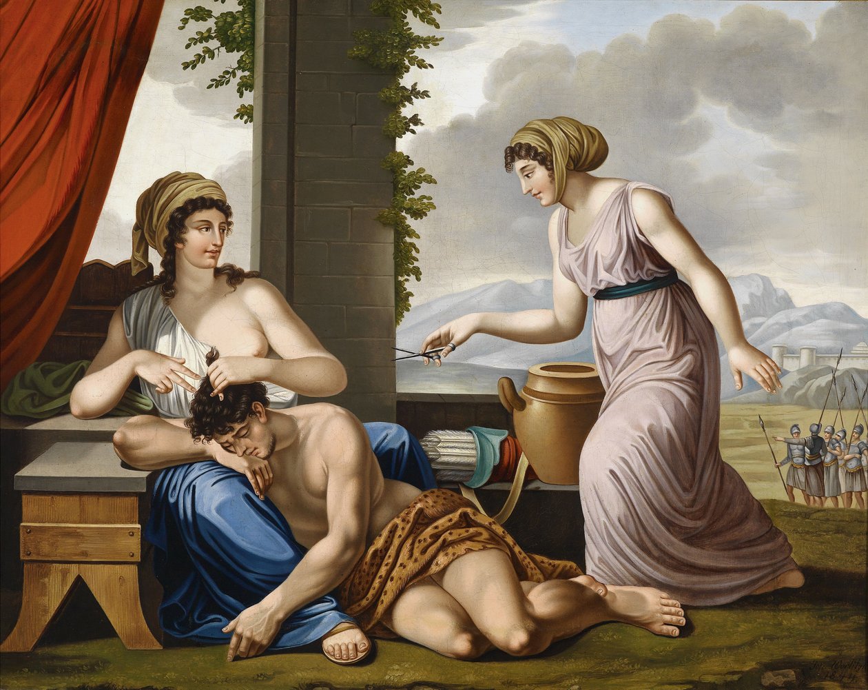 Samson a Delilah od Josef Worlicek