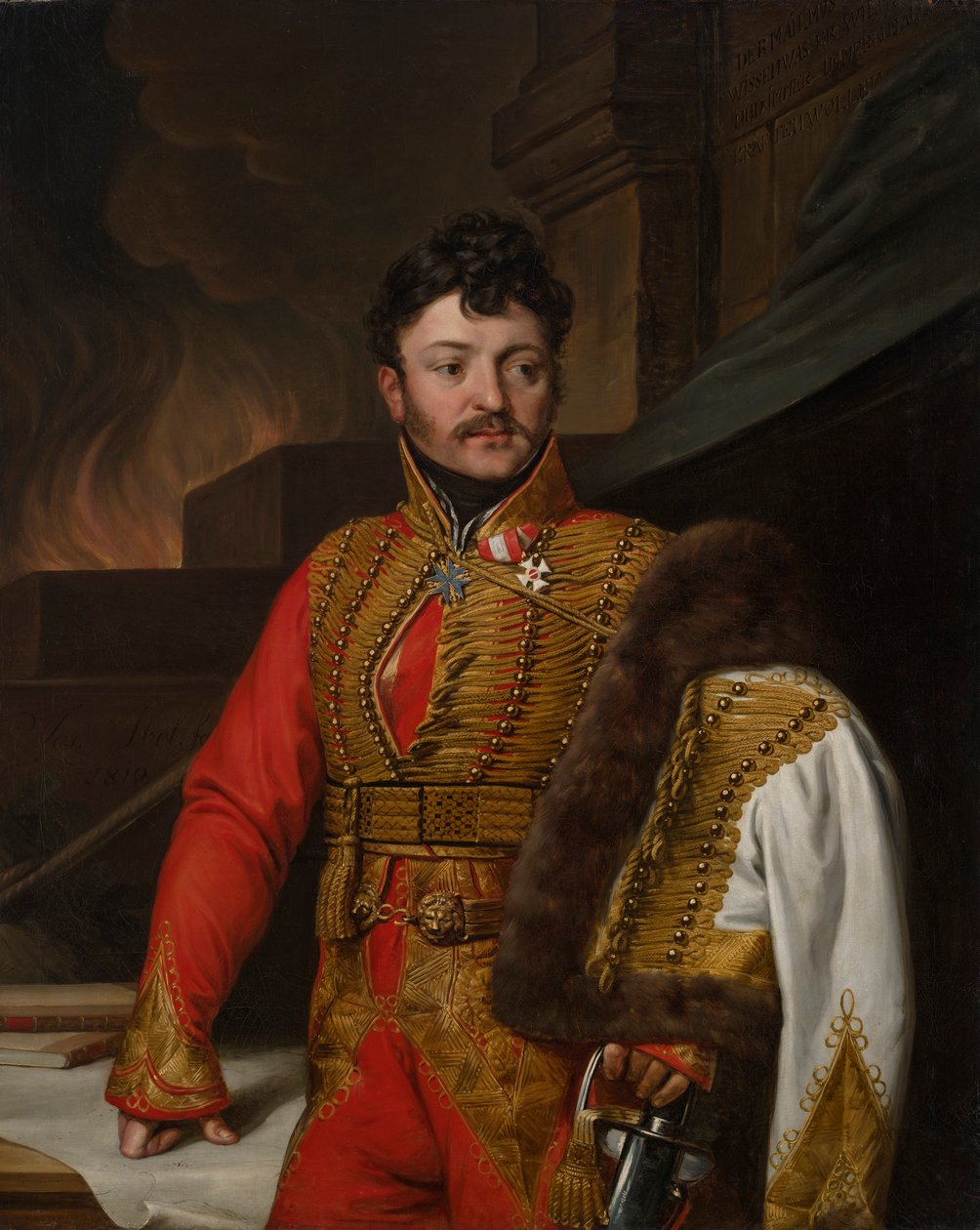 Německy: The k.k. Polní maršál nadporučík Ferdinand Graf von Wartensleben od Josef Abel