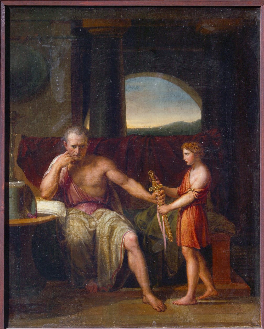 Marcus Porcius Cato z Uticensis, 95-46 před JC) (Cato z Uticensis) od Josef Abel