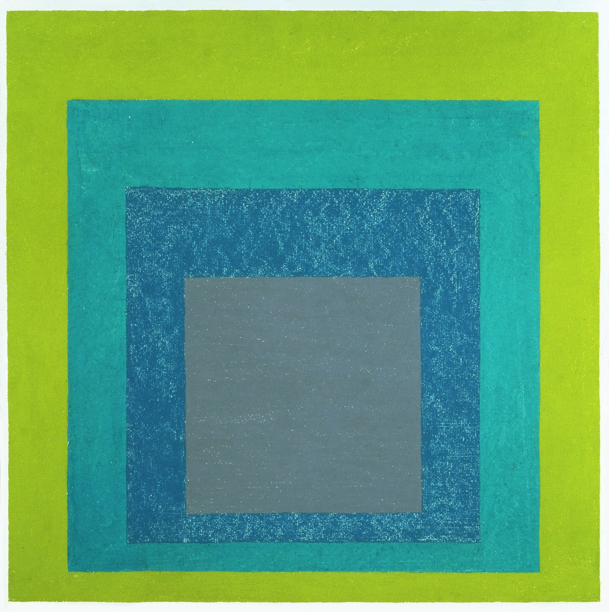 Pocta náměstí (olej na dřevovláknité desce) od Josef Albers
