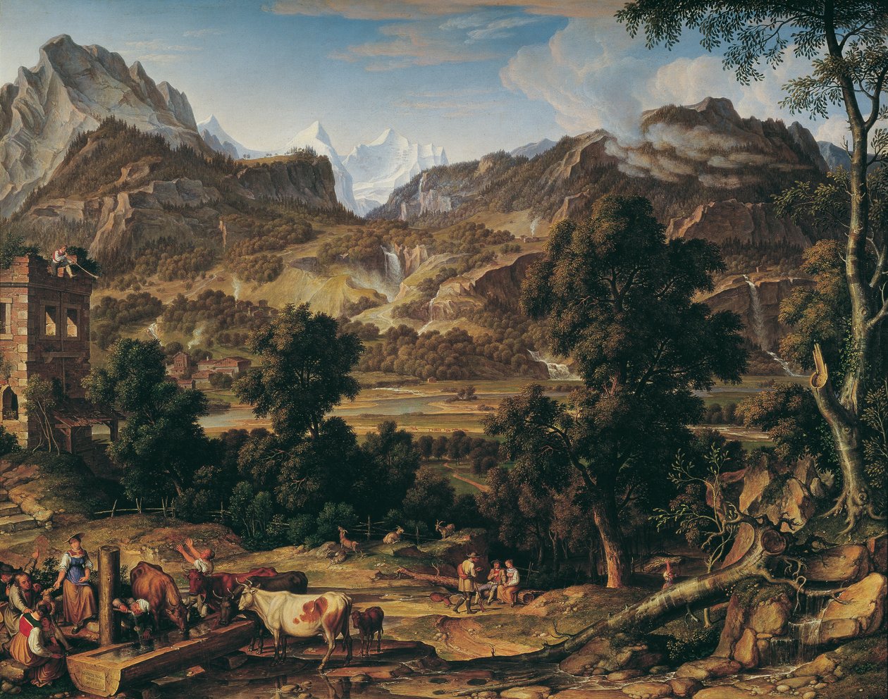 Bernská vysočina od Josef Anton Koch