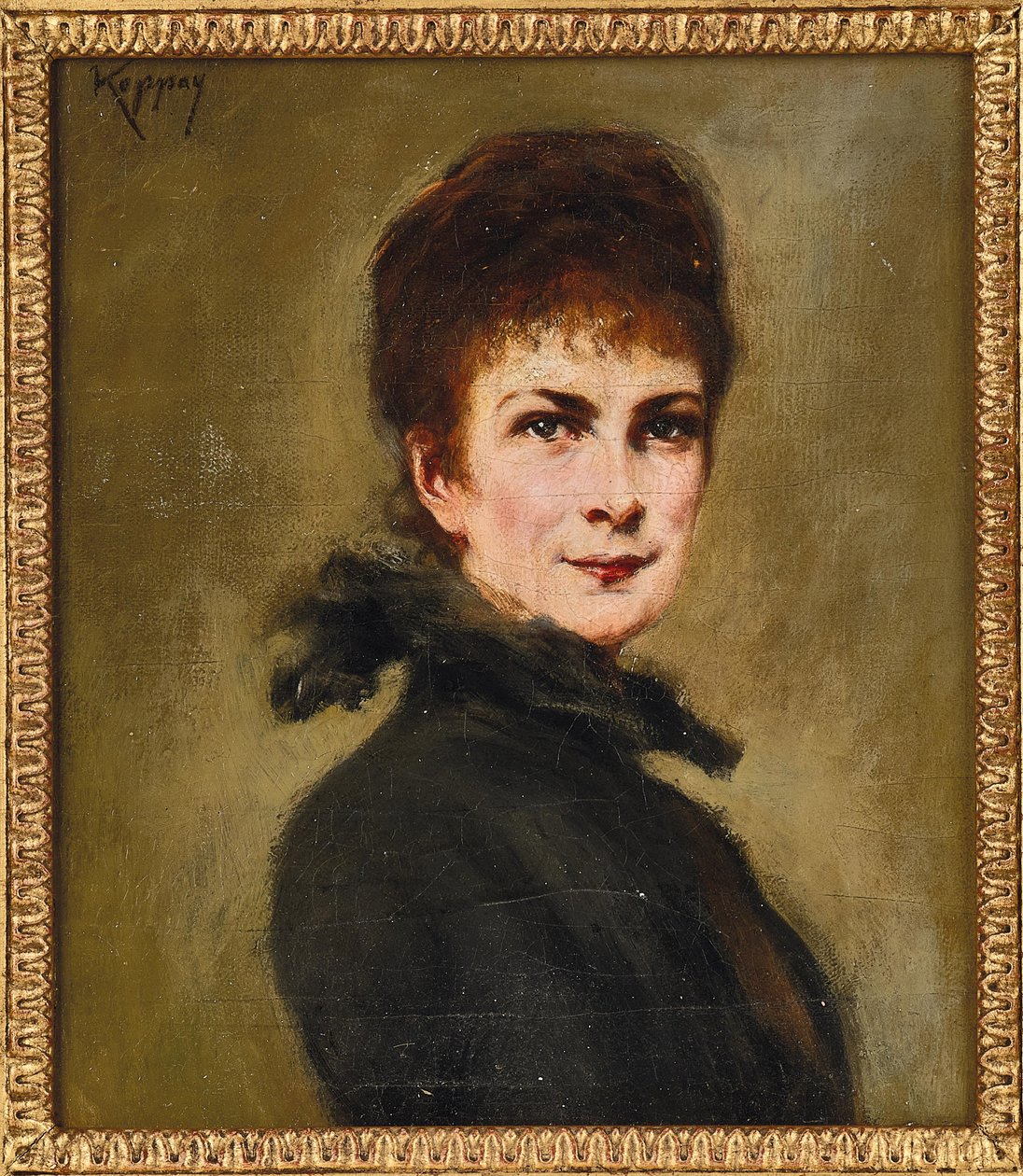 Portrét Alžběty Bavorské. od Josef Arpád von Koppay