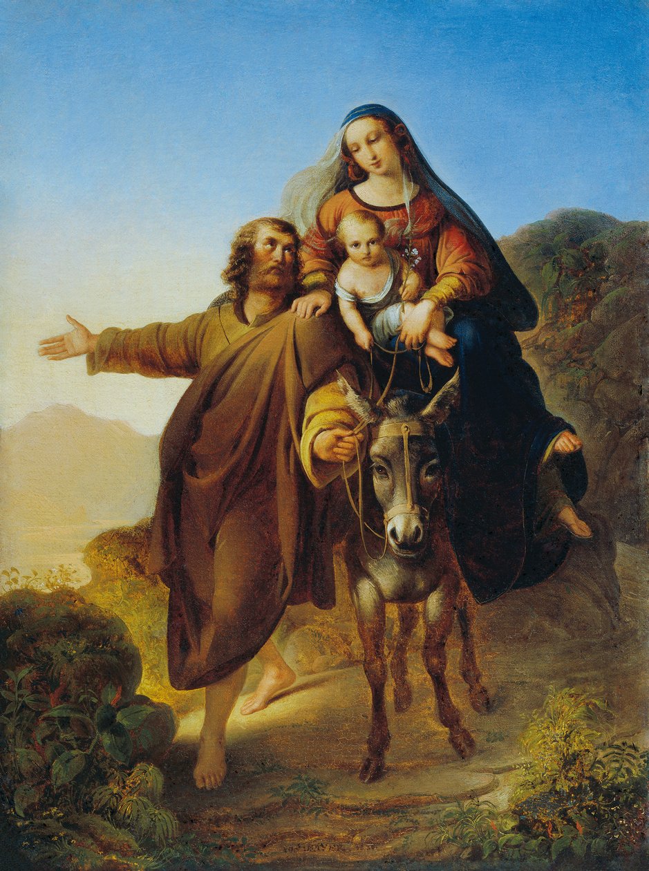 Útěk do Egypta od Josef Bayer