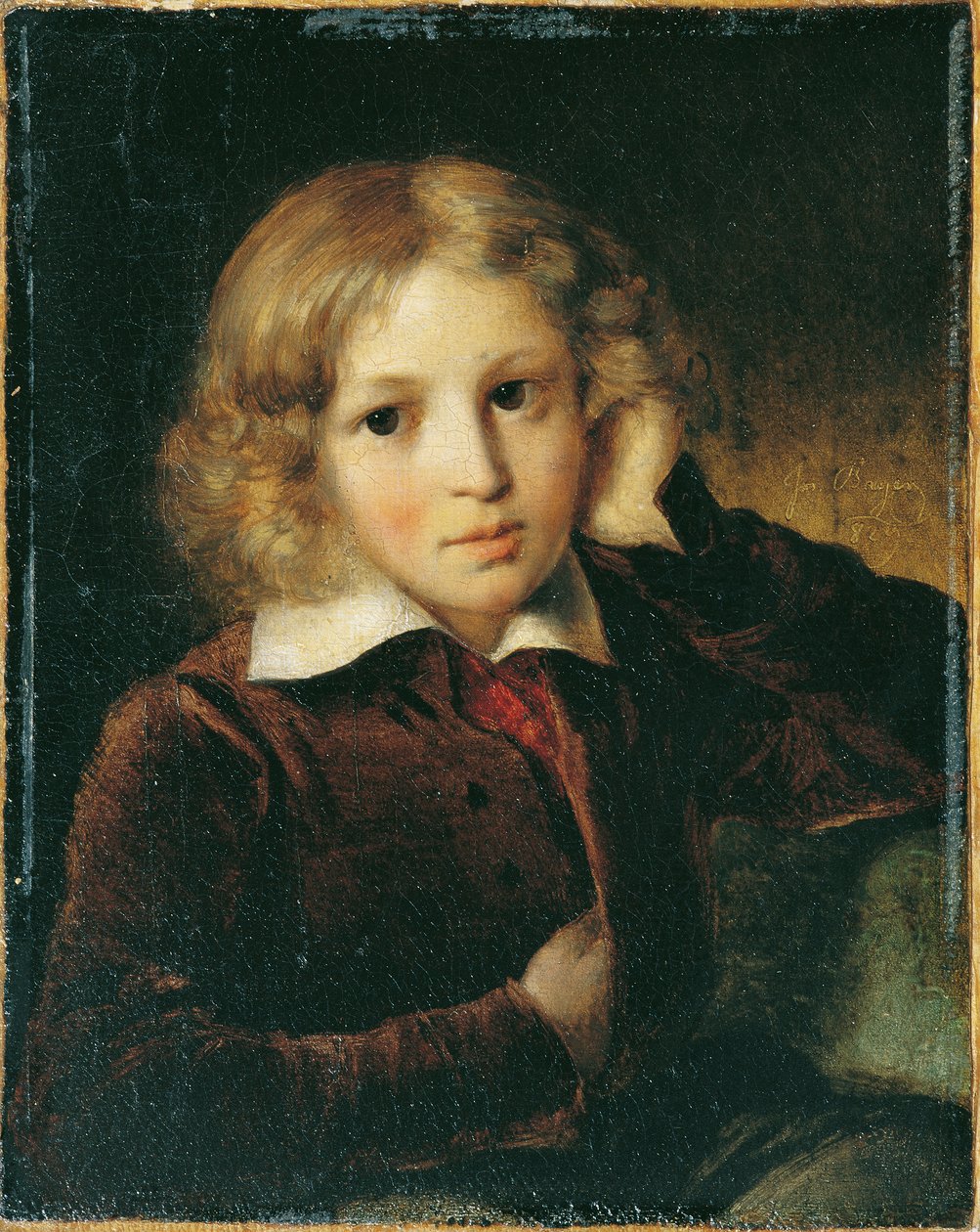 chlapec portrét od Josef Bayer