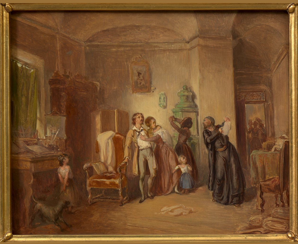 Rozzuřený věřitel od Josef Danhauser