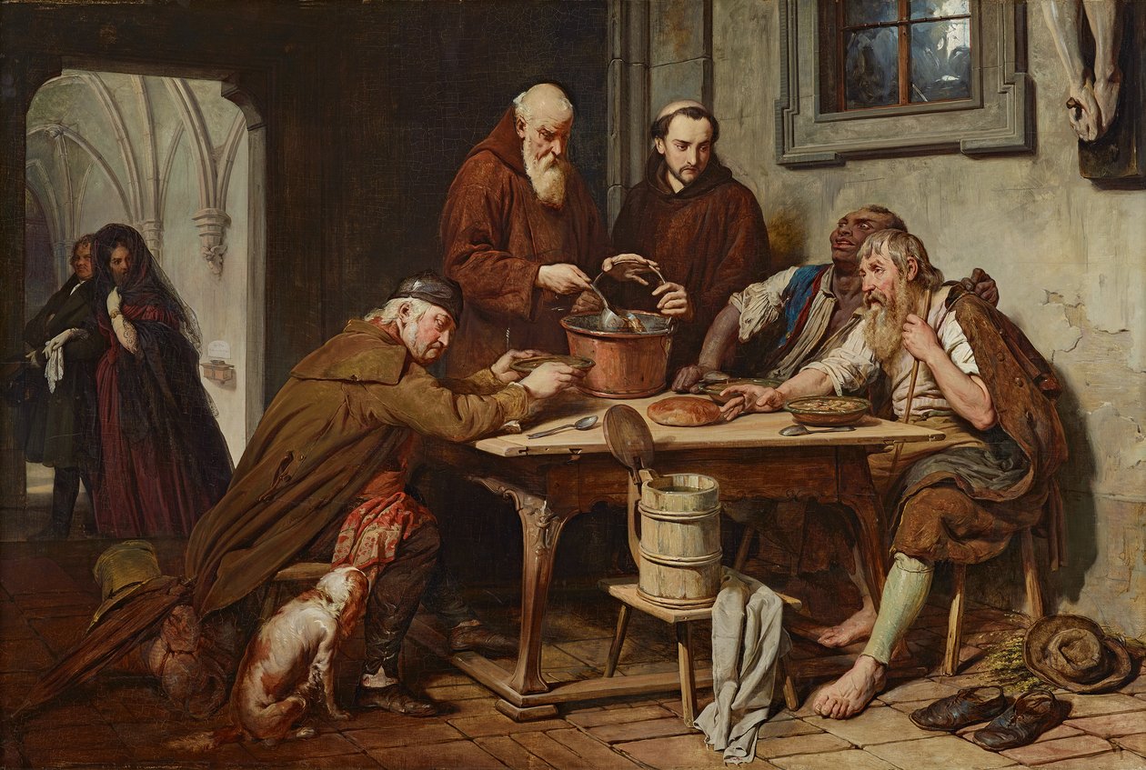 Klášterní polévka od Josef Danhauser