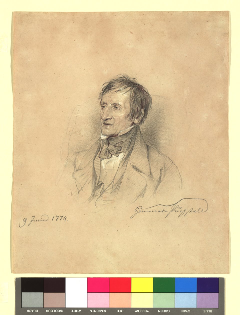 Joseph von Hammer (1774-1856), diplomat, orientalista od Josef Danhauser