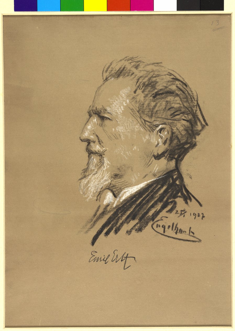 Obraz Emila Ertla 1889 od Josef Engelhart