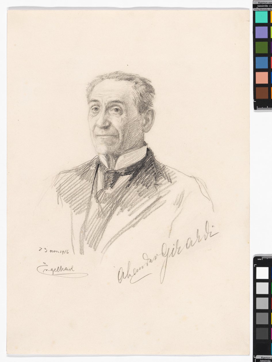 Portrét herce Alexandera Girardiho od Josef Engelhart