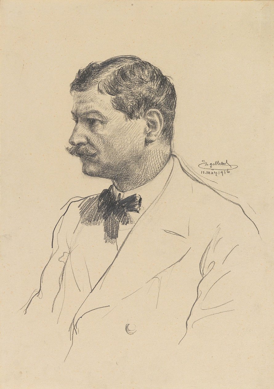 Autoportrét, 1916. od Josef Engelhart