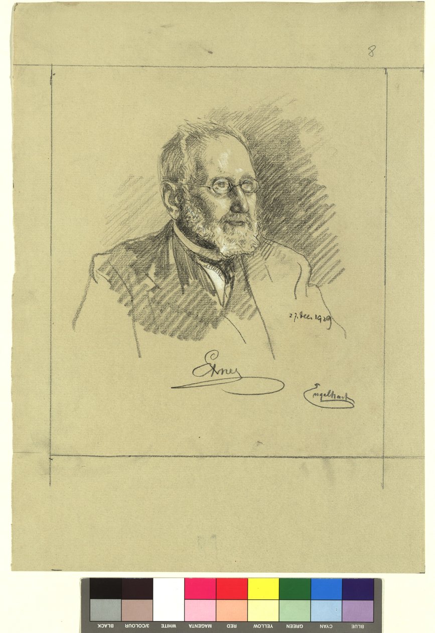 Wilhelm Exner, zakladatel Technického průmyslového muzea od Josef Engelhart