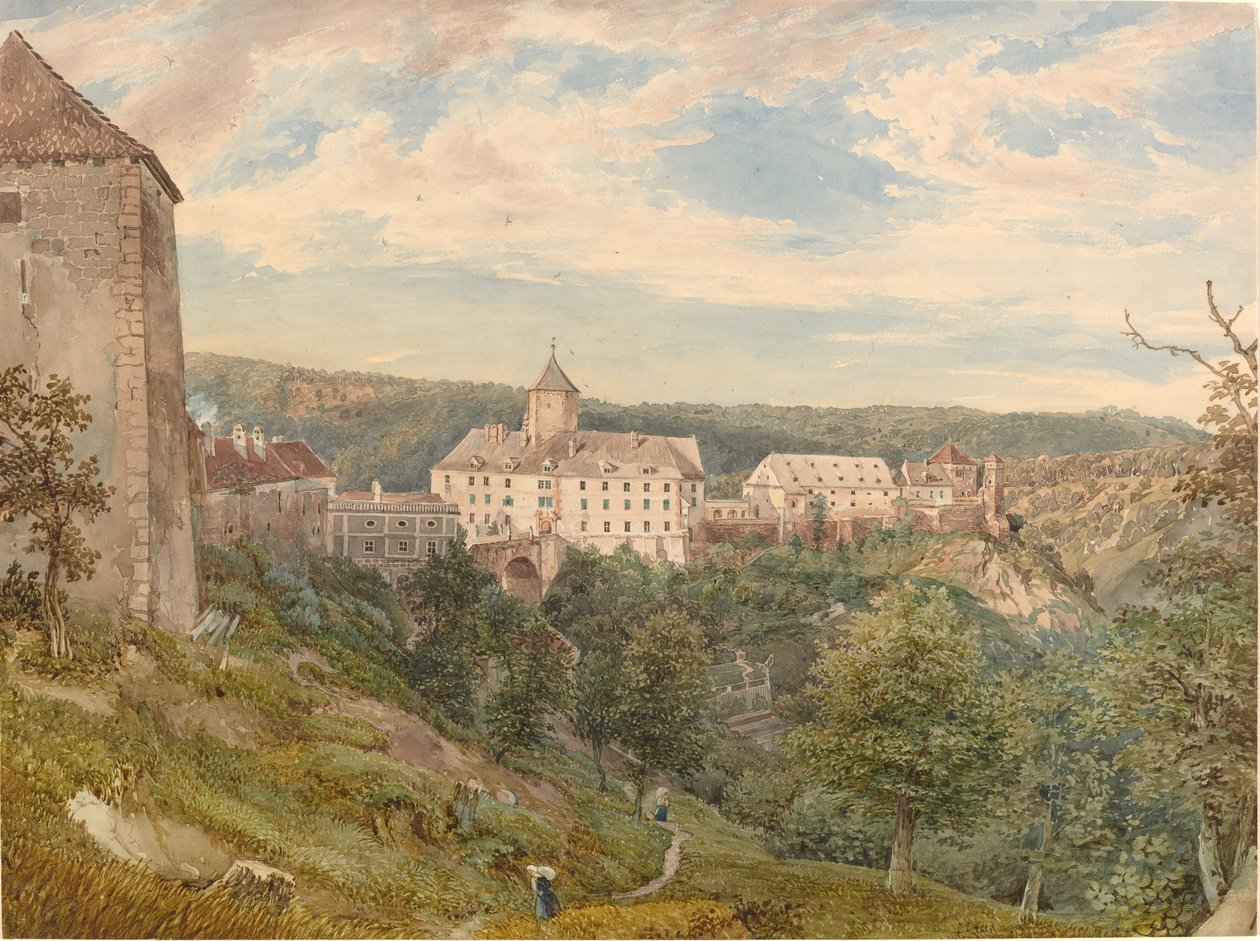 Večer hrad Eichhorn od Josef Höger