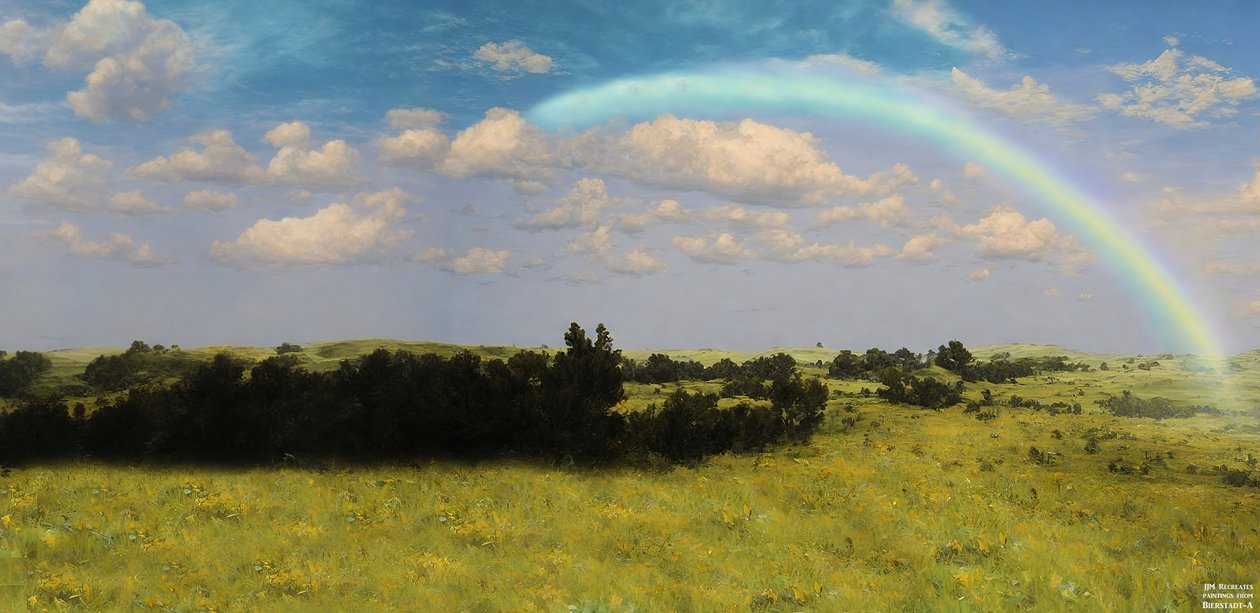 JJM znovu vytváří Bierstadt-A: Po bouři od Josef Johann Michel