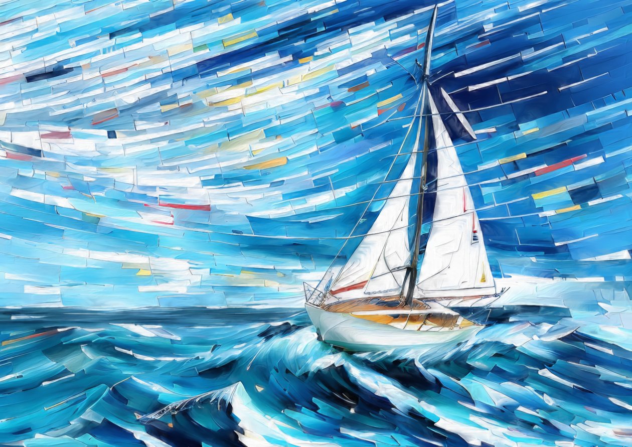 Ocean Sailing yacht_01 od Josef Johann Michel