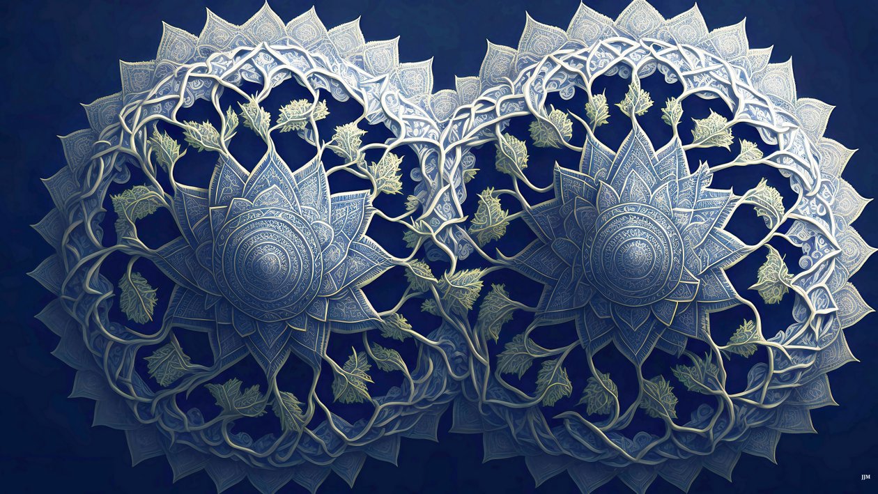 mandala: africké prvky_02 od Josef Johann Michel