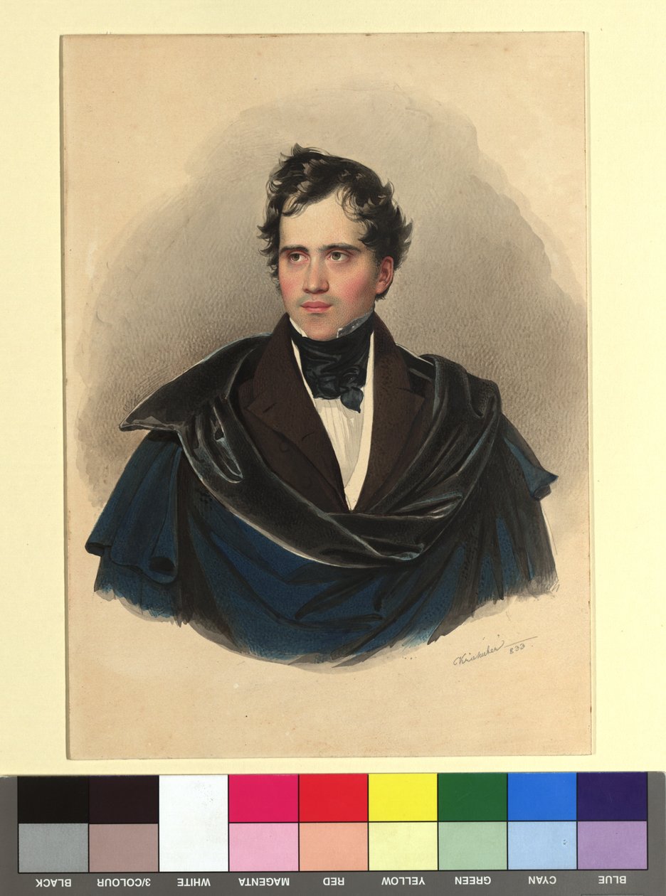 August Friedrich, hrabě Marschall z Burgholzhausenu a Tromsdorfu od Josef Kriehuber