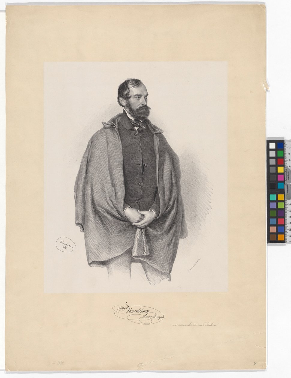 August Sicard von Sicardsburg od Josef Kriehuber
