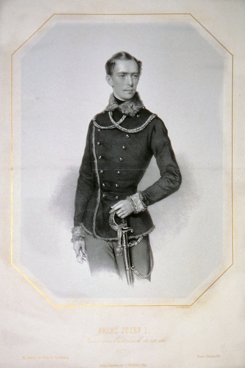 Franz Josef I. s. a. Litografie od Josef Kriehuber