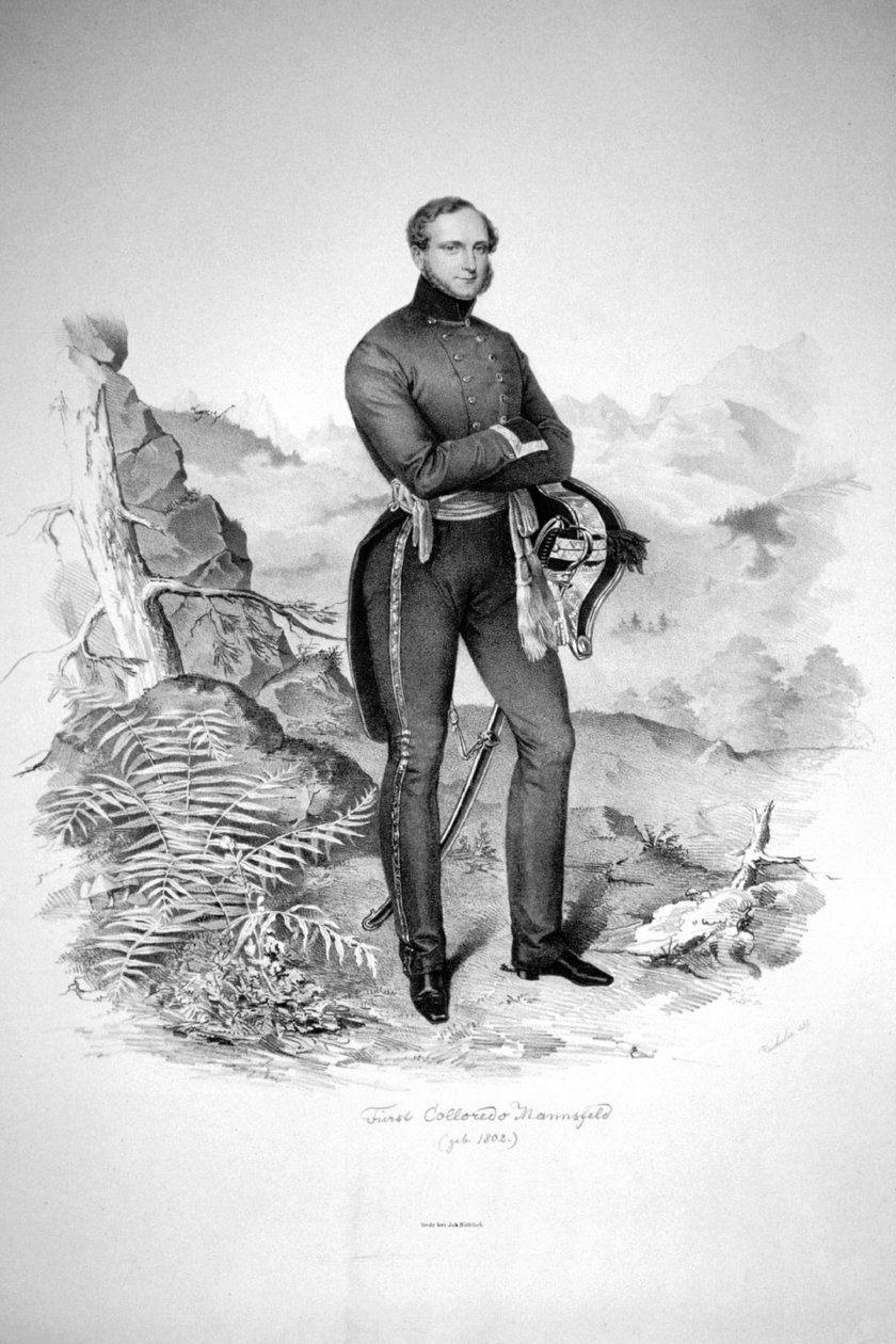 Franz de Paula Colloredo-Mansfeld Litografie 2 od Josef Kriehuber