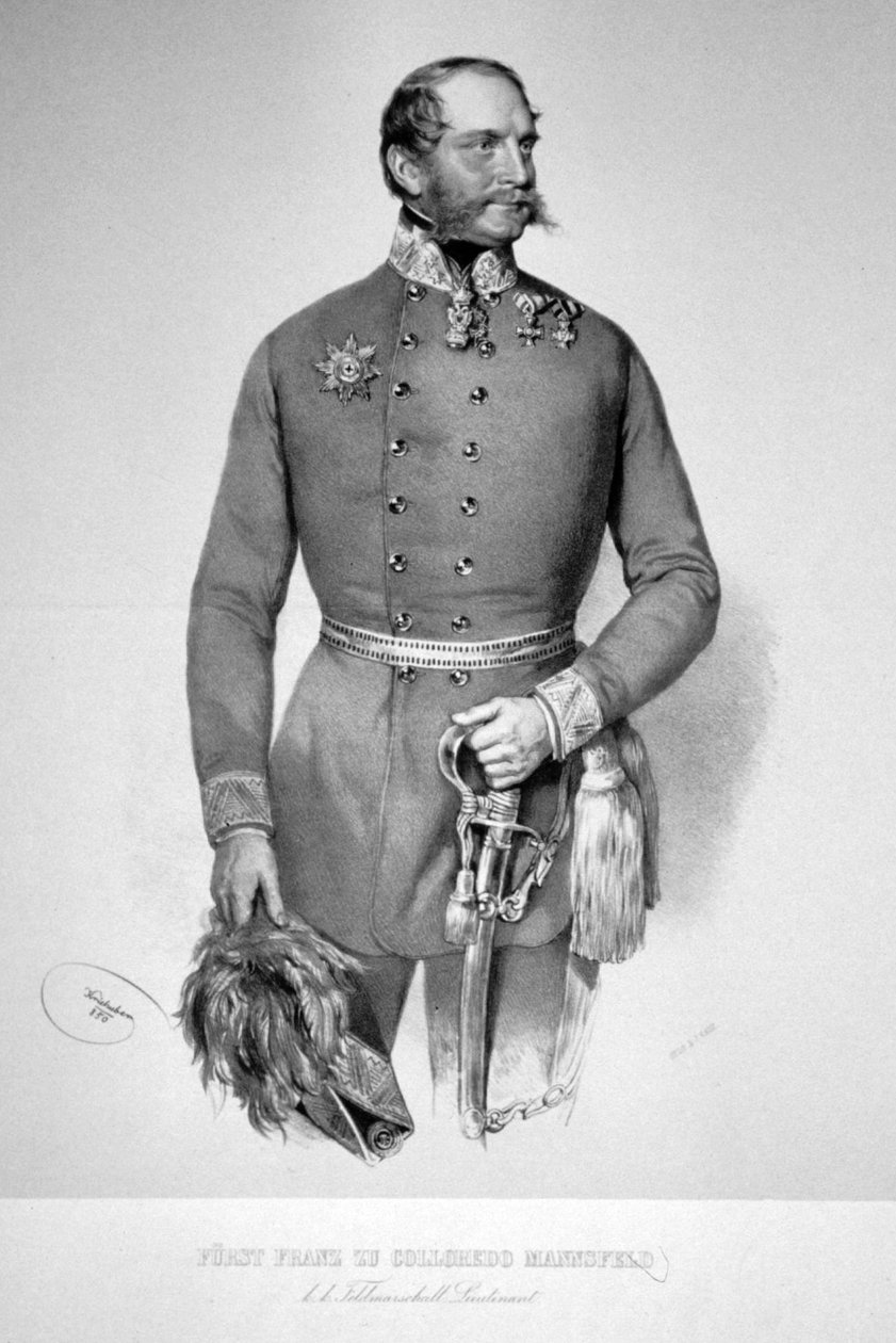 Franz de Paula Colloredo-Mansfeld Litografie 3 od Josef Kriehuber