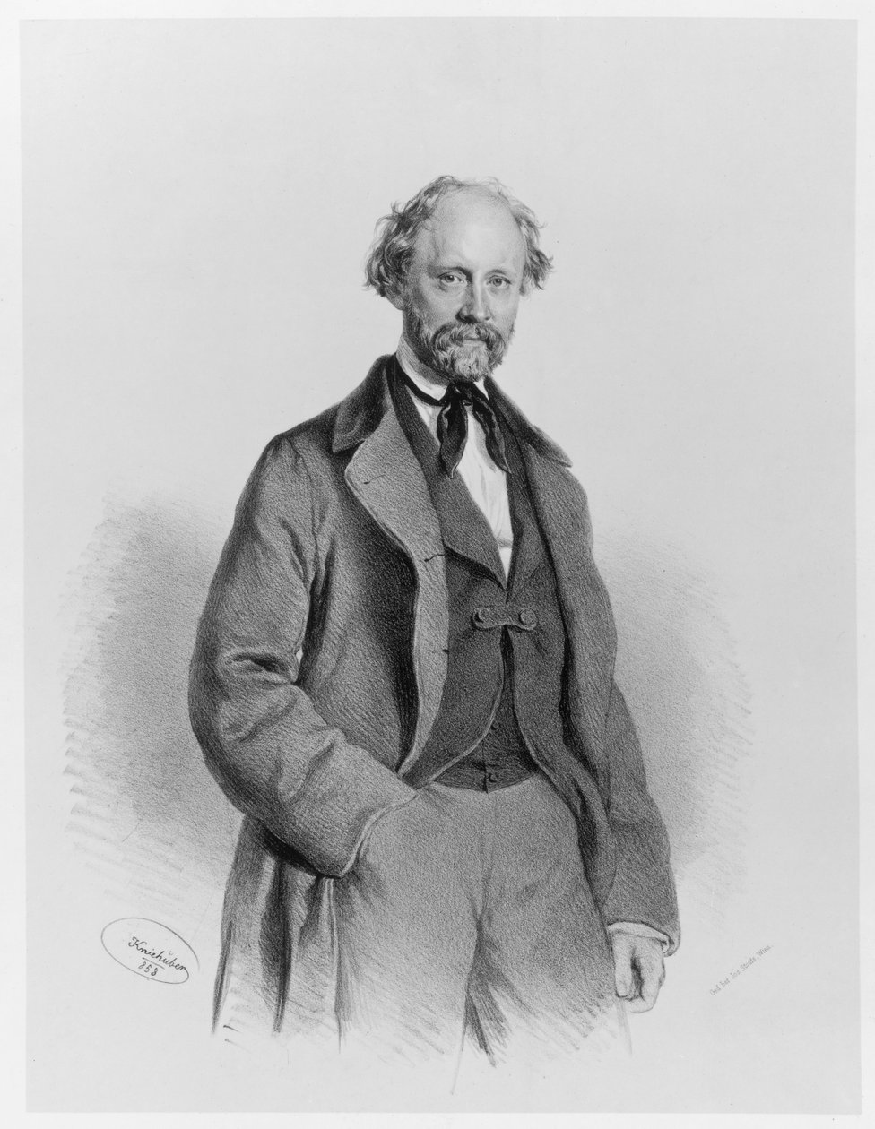 Friedrich Hebbel od Josef Kriehuber