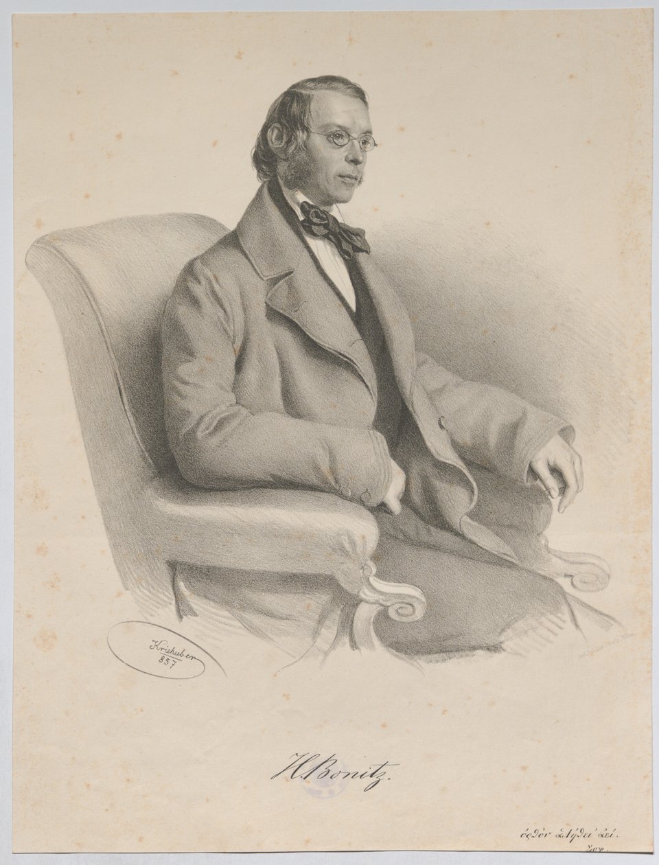 H. Bonitz od Josef Kriehuber