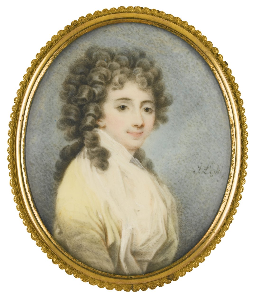Portrét hraběnky Žofie Potocké-Wittové 1760-1822, druhá polovina 18. stol. od Josef Leski