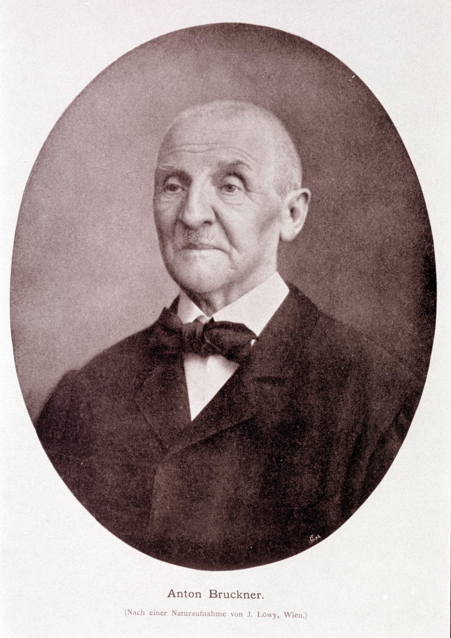 Rakouský skladatel a varhaník Anton Bruckner (1824 - 1896). od Josef Löwy