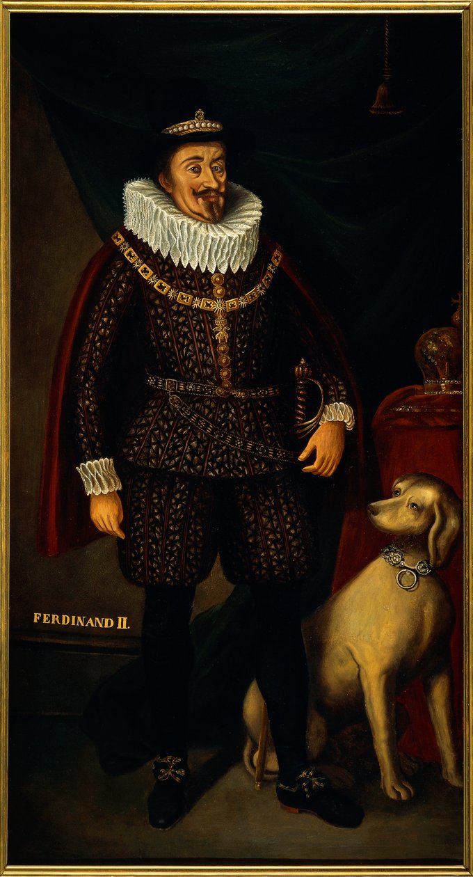 Portrét Ferdinanda II Rakouska (Graz od Josef and Mayrhofer Friedrich Kiss