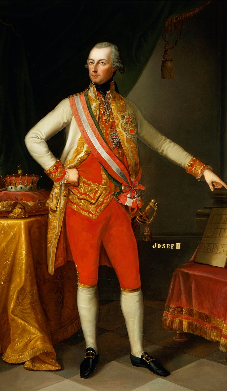 Portrét Josefa II. (Vídeň od Josef and Mayrhofer Friedrich Kiss