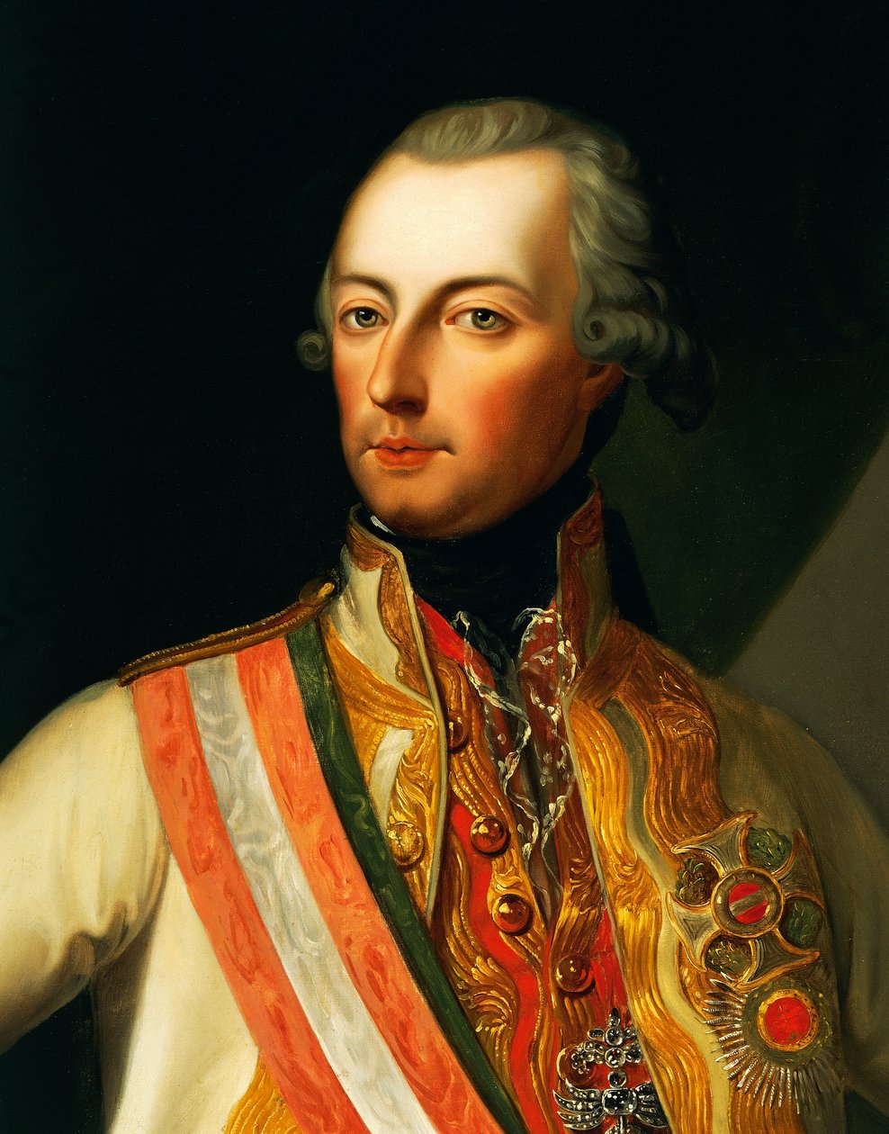 Portrét Josefa II. (Vídeň od Josef and Mayrhofer Friedrich Kiss