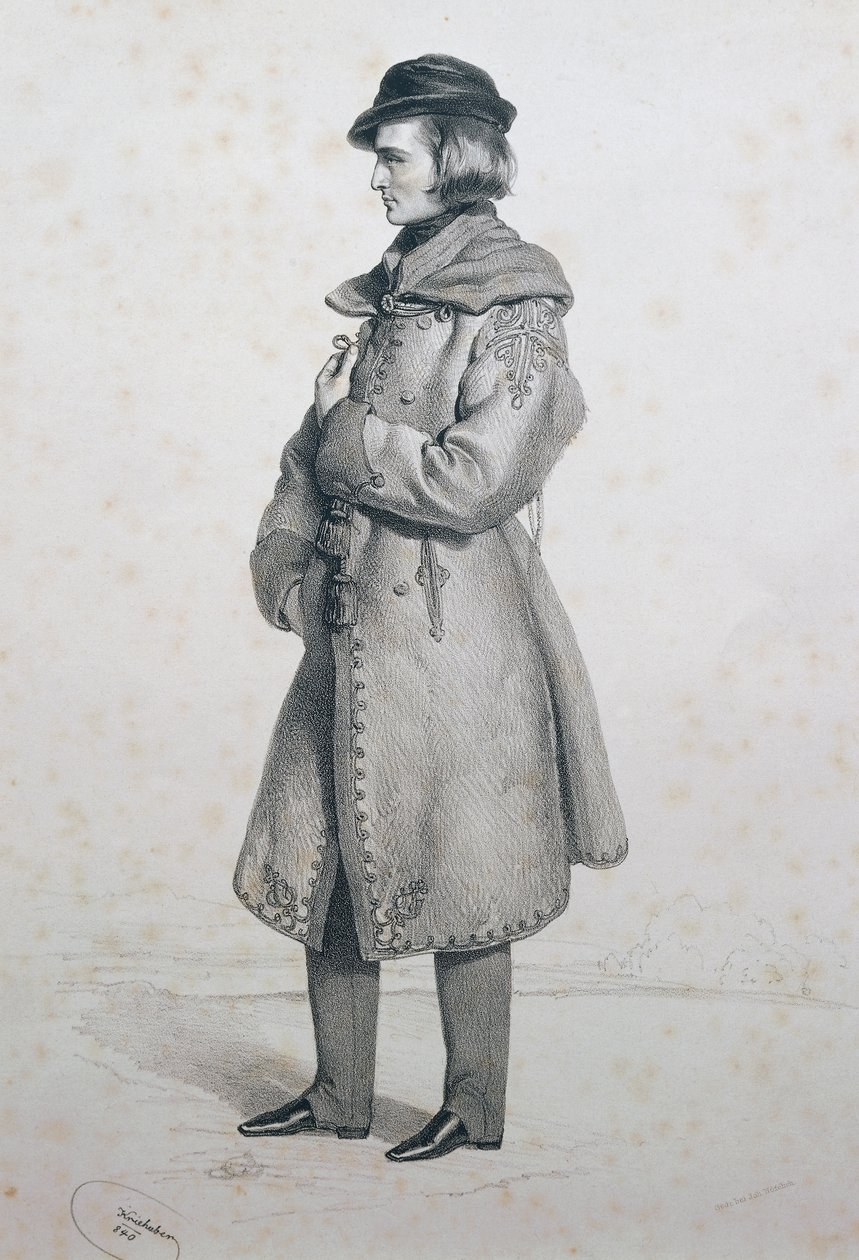 Portrét Franze Liszta (Raiding od Josef Nikolaus Kriehuber