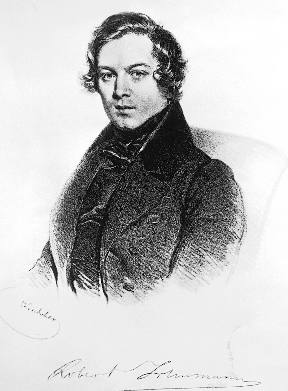Portrét Roberta Alexandera Schumanna (Zwickau od Josef Nikolaus Kriehuber