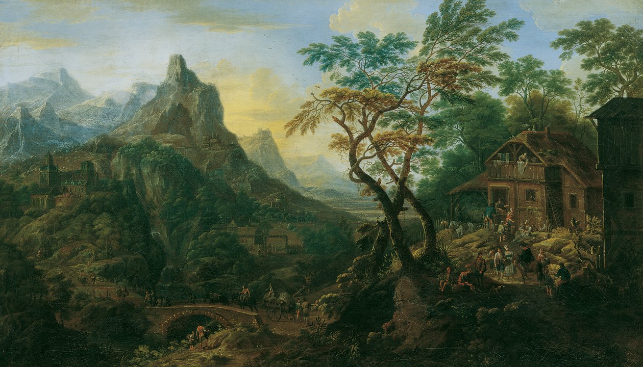 horská krajina od Josef Orient