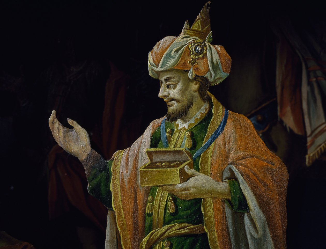 Balthasar, klanění tří králů od Josef Renzler