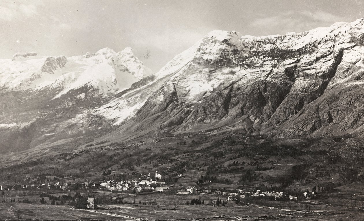 Album "Moje světová válka - vzpomínky na jihozápadní frontu v Korutanech, Itálie, Trentino-Alto Adige) 31.3.1915-12.11. 1918 - Vídeň Josefa Zohleho ": Mount Rombon (č/b foto) od Josef Zohles