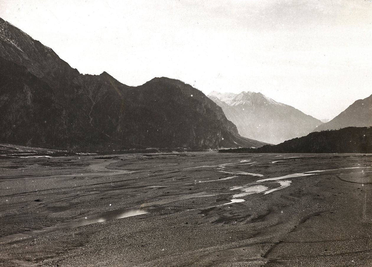Album "Moje světová válka - vzpomínky na jihozápadní frontu v Korutanech, Itálie, Trentino-Alto Adige) 31.3.1915-12.11. 1918 - Vídeň Josefa Zohleho ": řeka Tagliamento v Mo od Josef Zohles
