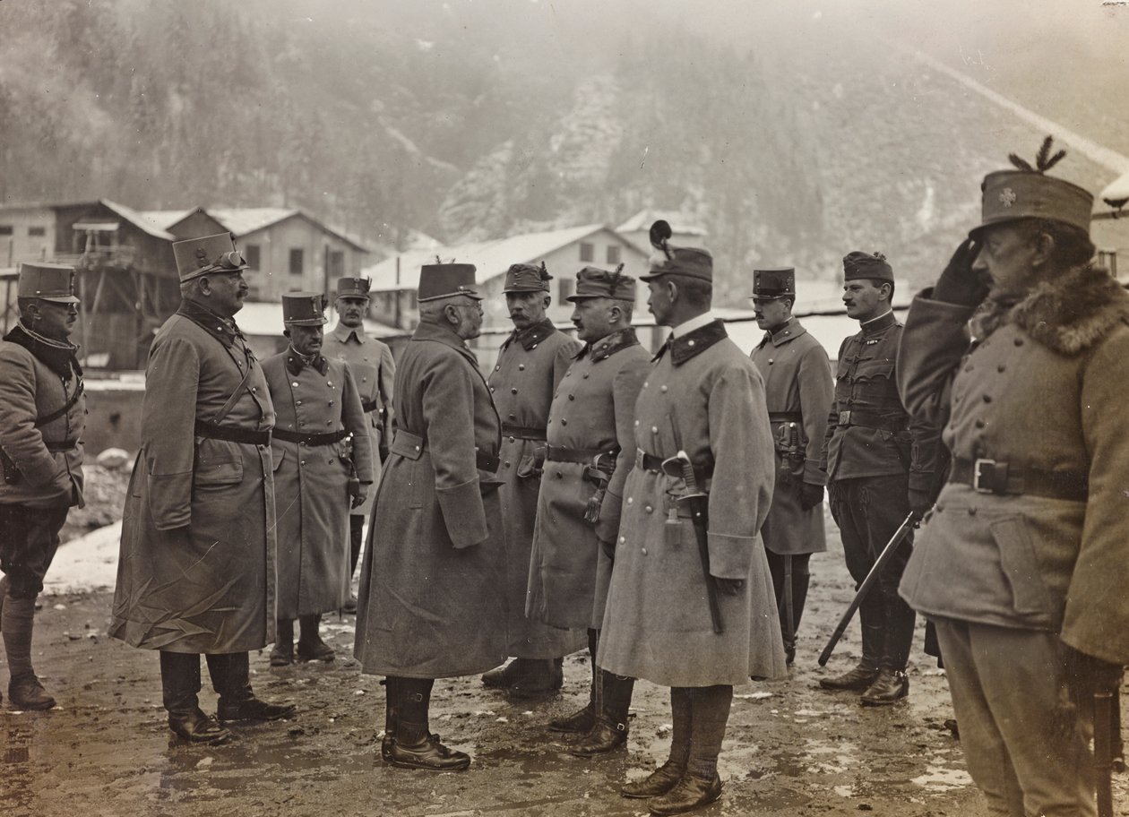 Album "Moje světová válka - vzpomínky na jihozápadní frontu v Korutanech, Itálie, Trentino-Alto Adige) 31.3.1915-12.11. 1918 - Vídeň Josefa Zohleho ": arcivévoda Frederick z od Josef Zohles
