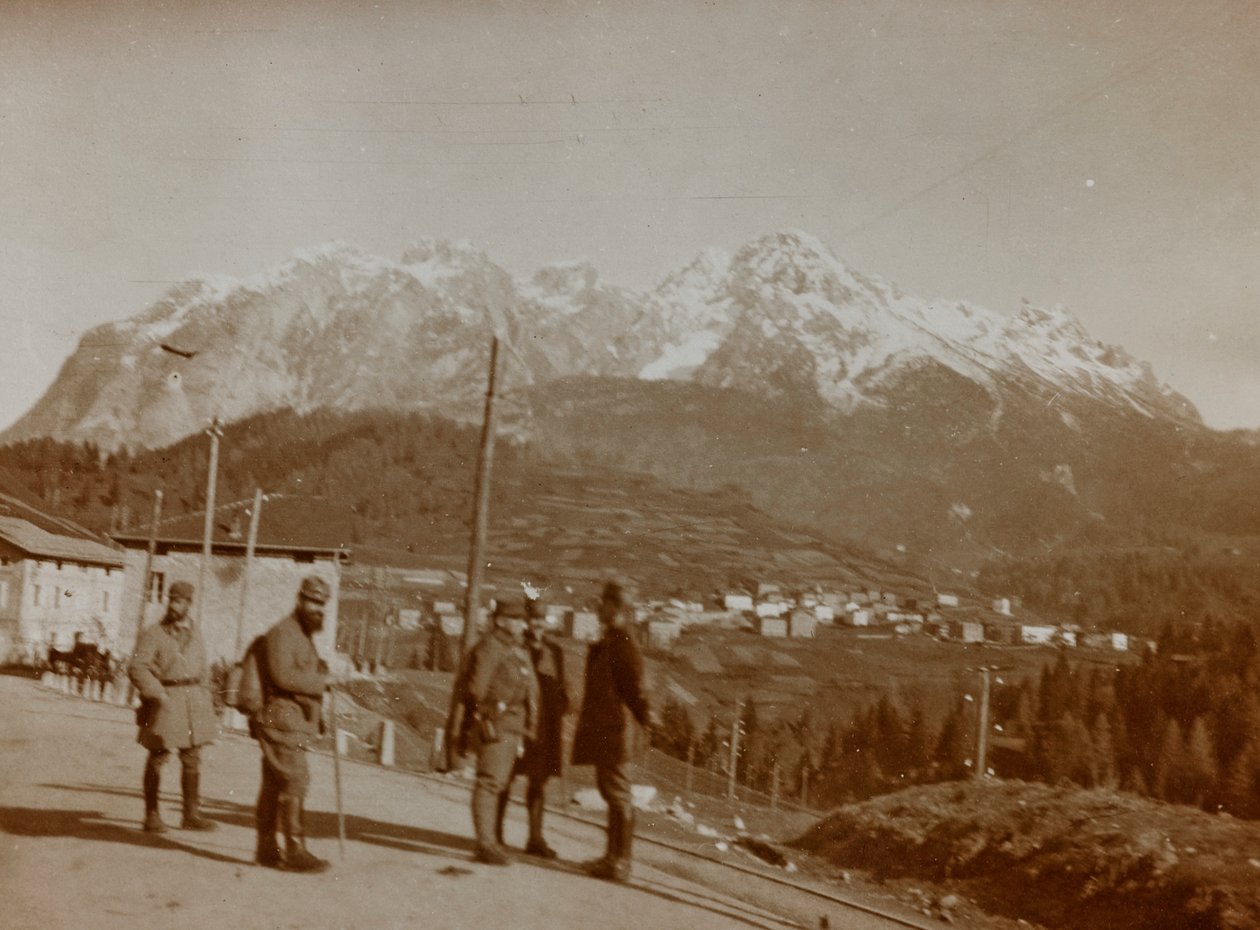 Album "Moje světová válka - vzpomínky na jihozápadní frontu v Korutanech, Itálie, Trentino-Alto Adige) 31/03/1915-12/11/ 1918 - Josef Zohles Wien ": Rakouští vojáci v Itálii od Josef Zohles