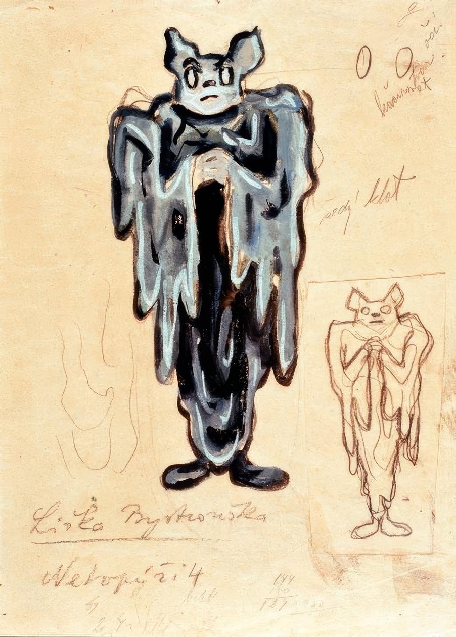 Janáček, chytrá liška / figurka od Josef Čapek