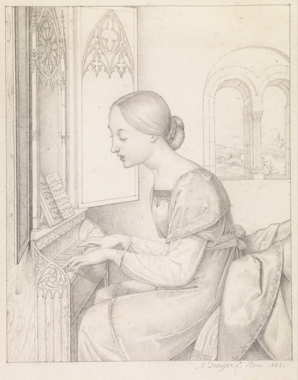 Svatá Cecílie od Joseph Anton Draeger