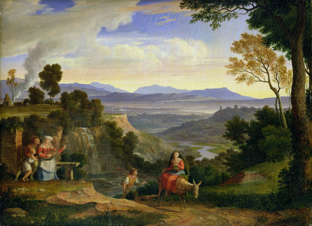 V Ronciglione, 1815 od Joseph Anton Koch