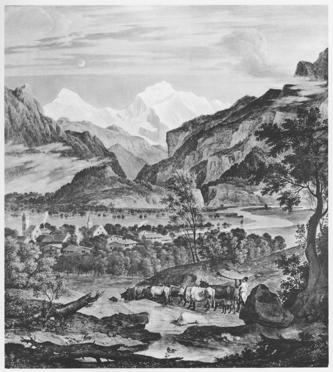 Bernese Oberland od Joseph Anton Koch