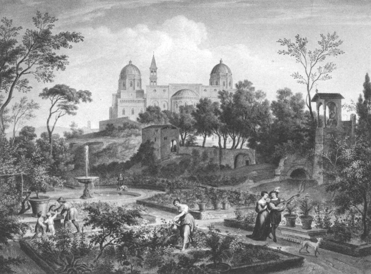 Římská krajina od Joseph Anton Koch