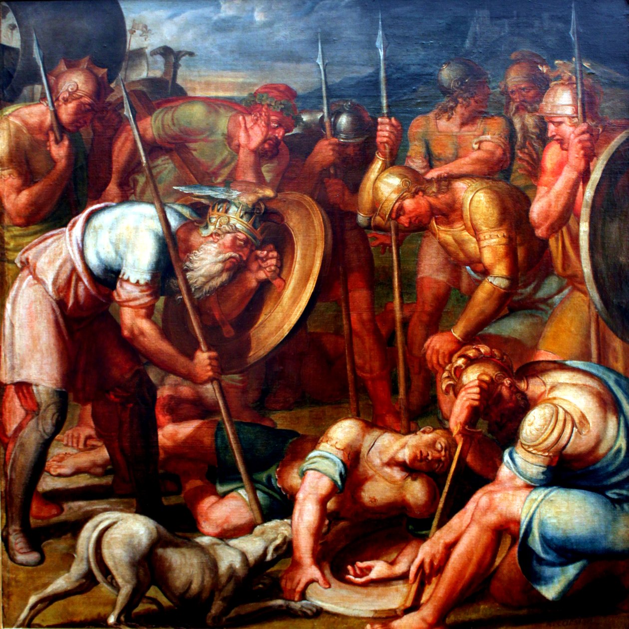 Oscarova smrt (z Ossianových básní) od Joseph Anton Koch